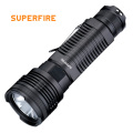 SUPERFIRE powerful hunting flashlight Factory Price torch Large capacity Rechargeable Led Flashlight P90 flashlights